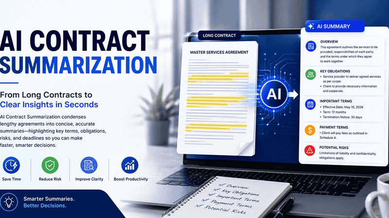 AI contract summarization