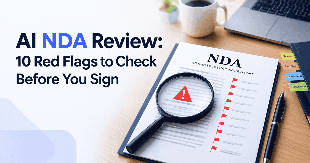 AI NDA review - AI NDA Review: 10 Red Flags to Check Before You Sign