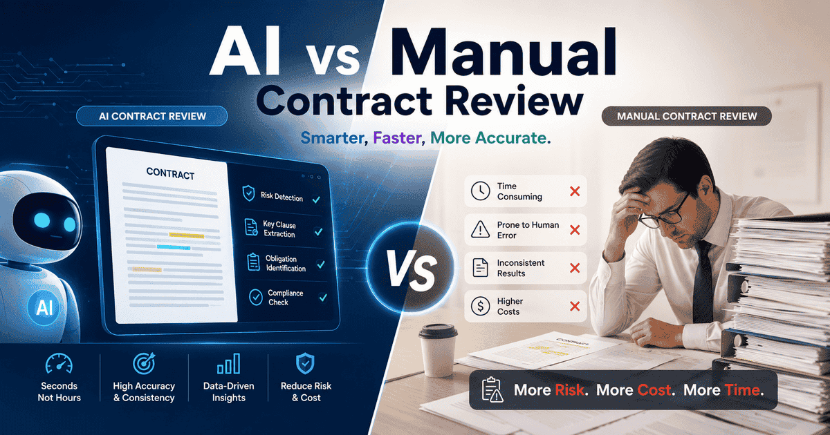 AI vs manual contract review - AI vs Manual Contract Review