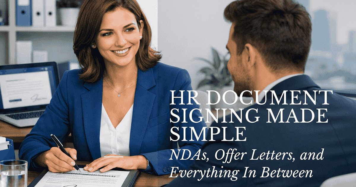 esign for HR