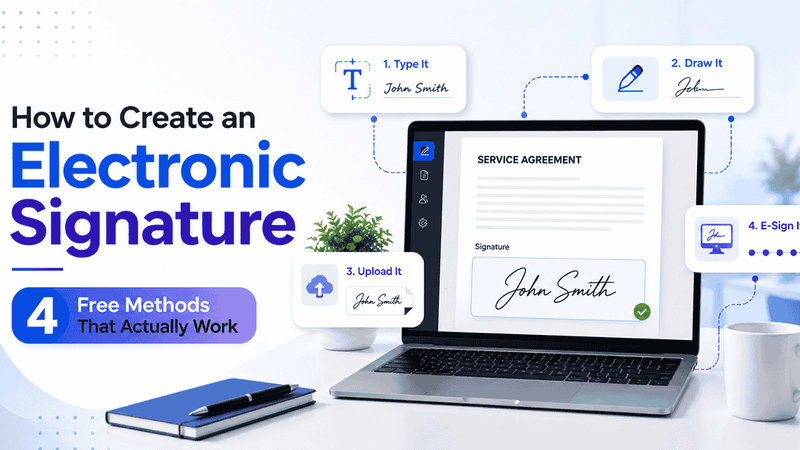 how to create an electronic signature