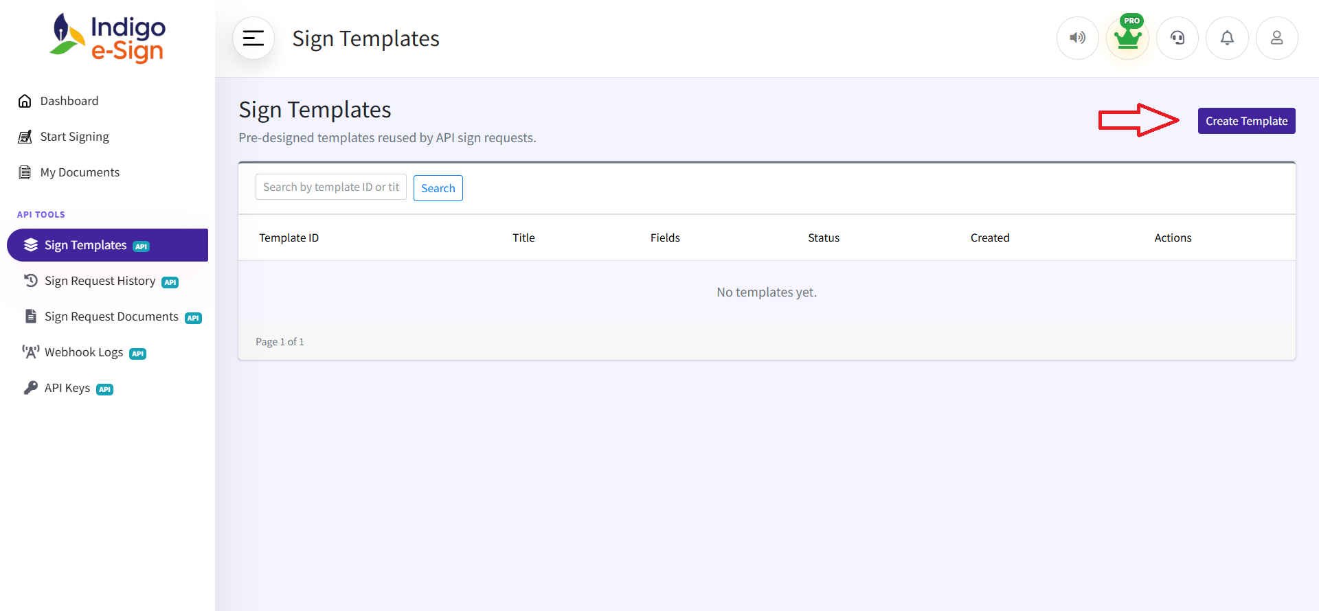 Template Setup
